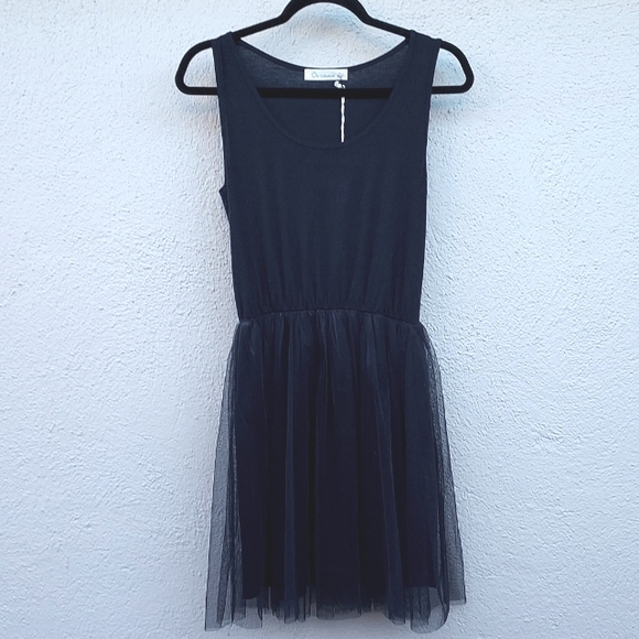 O2 Collection Ribbed Tank Tulle Dress - Picture 7 of 14